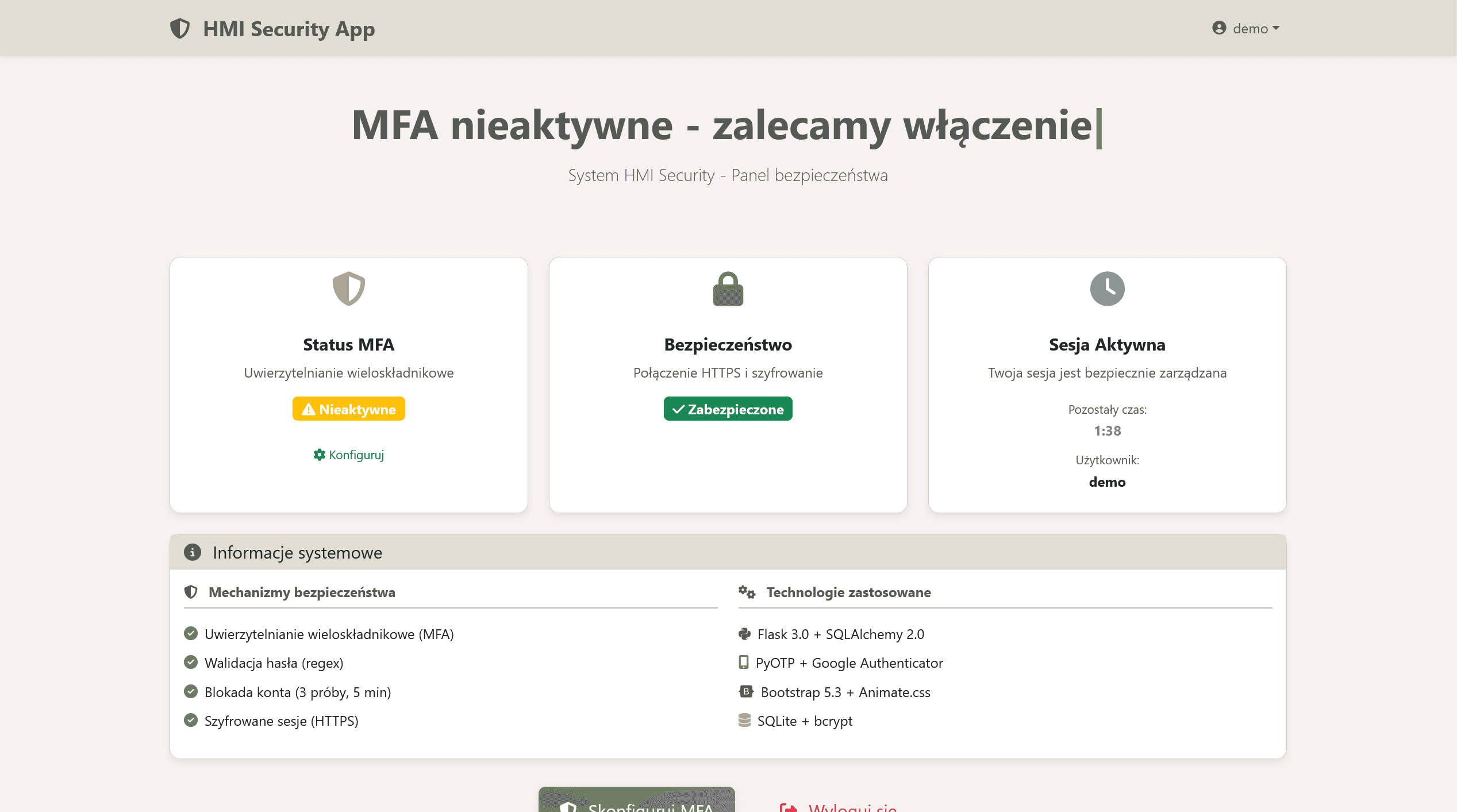 HMI Security App